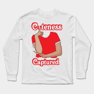 Cuteness Captured | Girls T-Shirt | Adorable Long Sleeve T-Shirt